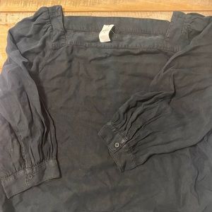 Gap Denim top- dark navy blue. NWT